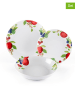 Trendy Kitchen by EXCÉLSA 18-delig tafelservies "Apple" wit/groen/rood