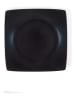Trendy Kitchen by EXCÉLSA 6er-Set: Dessertteller "Eclipse" in Schwarz - (B)21 x (H)21 cm