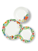 Trendy Kitchen by EXCÉLSA 12-delig tafelservies "Fiesta" wit/meerkleurig