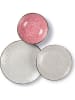 Trendy Kitchen by EXCÉLSA 18tlg. Tafelservice "Versailles" in Rosa/ Grau