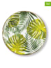 Trendy Kitchen by EXCÉLSA 6er-Set: Teller "New Panama" in Grün/ Weiß - Ø 31 cm