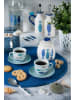 Trendy Kitchen by EXCÉLSA 6-delige set: placemats blauw - Ø 36 cm