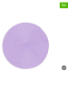 Trendy Kitchen by EXCÉLSA 6-delige set: placemats "Round" paars - Ø 36 cm