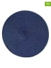 Trendy Kitchen by EXCÉLSA Podkładki stołowe (6 szt.) "Round" w kolorze granatowym - Ø 36 cm