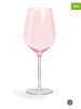 Trendy Kitchen by EXCÉLSA 6-delige set: wijnglazen "Color Wine" lichtroze - 500 ml