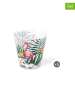 Trendy Kitchen by EXCÉLSA 6-delige set: glazen "Tropical" meerkleurig - 250 ml