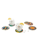 Trendy Kitchen by EXCÉLSA 6-delige set: onderzetters "Sicilian Rhapsody" meerkleurig - Ø 10,5 cm