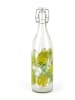 Trendy Kitchen by EXCÉLSA Flasche "Foliage" in Grün/ Transparent - 1 l