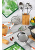 Trendy Kitchen by EXCÉLSA Schöpfkelle in Silber/ Weiß/ Orange - (L)30 cm
