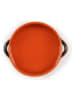 Trendy Kitchen by EXCÉLSA Kasserolle in Braun/ Orange - Ø 20 cm 