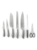 Trendy Kitchen by EXCÉLSA 8tlg. Messerblock-Set "Jazz Cook" in Silber