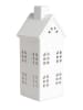 Trendy Kitchen by EXCÉLSA Teelichthalter "Little Home" in Weiß - (B)8 x (H)23 x (T)8 cm