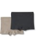 Wheat 2-delige set: boxershorts donkerblauw/taupe