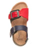 Little Sky Sandalen in Dunkelblau/ Khaki/ Rot
