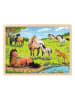 Goki 96tlg. Puzzle "Pferdewiese" - ab 3 Jahren