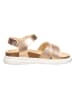 billowy Sandalen in Roségold