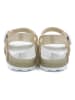 billowy Sandalen in Gold
