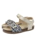 billowy Sandalen in Gold