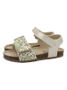 billowy Sandalen in Gold