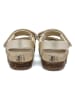 billowy Sandalen in Gold