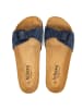 billowy Leren slippers blauw