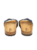 billowy Leren slippers blauw