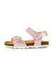 billowy Sandalen in Pink/ Bunt