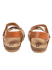 billowy Sandalen "Rosso" lichtbruin