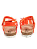 billowy Sandalen "Rosso" in Orange