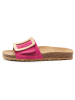 billowy Leren slippers roze