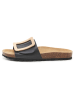 billowy Leren slippers zwart