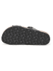 billowy Leren slippers zwart