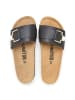 billowy Leren slippers zwart