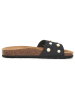 billowy Leren slippers zwart