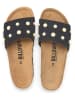 billowy Leren slippers zwart