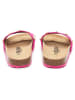 billowy Leren slippers roze