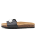 billowy Leren slippers zwart