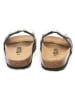 billowy Leren slippers zwart