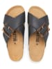 billowy Leren slippers zwart