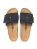 billowy Leren slippers zwart