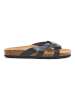 billowy Leren slippers zwart