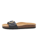 billowy Leren slippers zwart