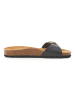 billowy Leren slippers zwart