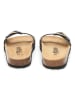 billowy Leren slippers zwart