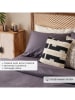 BELLA MAISON Satin-Bettwäsche-Set ''Supreme'' in Anthrazit - (L)220 x (B)200 cm
