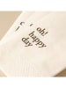 BELLA MAISON Servietten "Oh Happy Day" in Weiß - 25 Stück