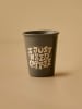 BELLA MAISON Kaffeebecher "Just Espresso" in Grau - 100 ml