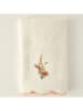 BELLA MAISON Handdoek "Flores" crème - (L)90 x (B)50 cm