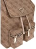 Guess Rucksack in Hellbraun - (B)21 x (H)30 x (T)12 cm