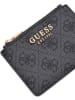 Guess Etui w kolorze antracytowym na karty - 11 x 7,5 x 1 cm